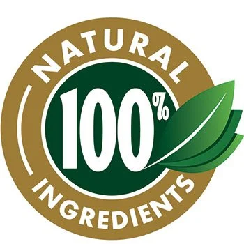 Booster Brew all natural badge